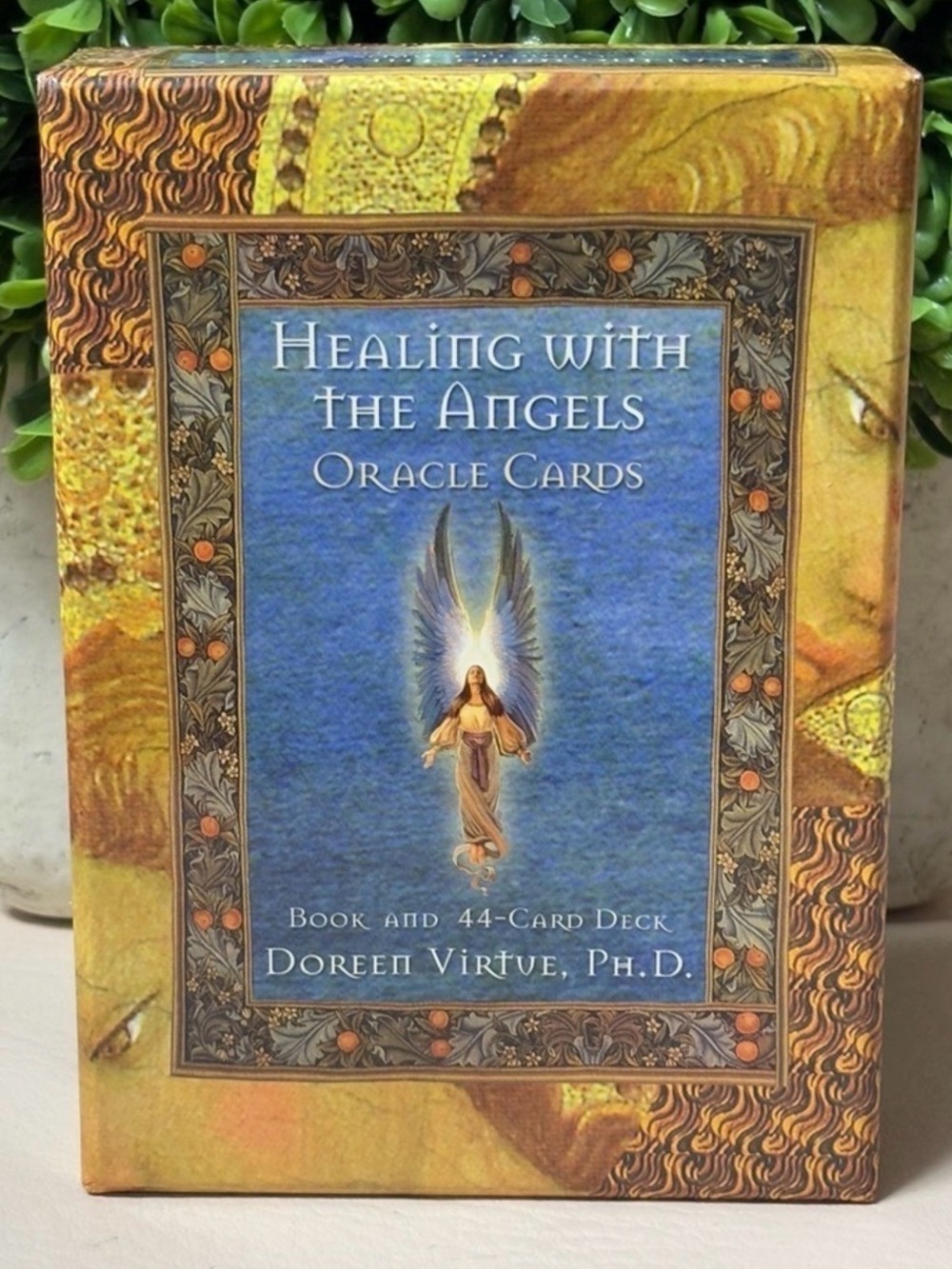 Hay House 1999 Healing with the Angels Oracle Cards - Book and complete card set